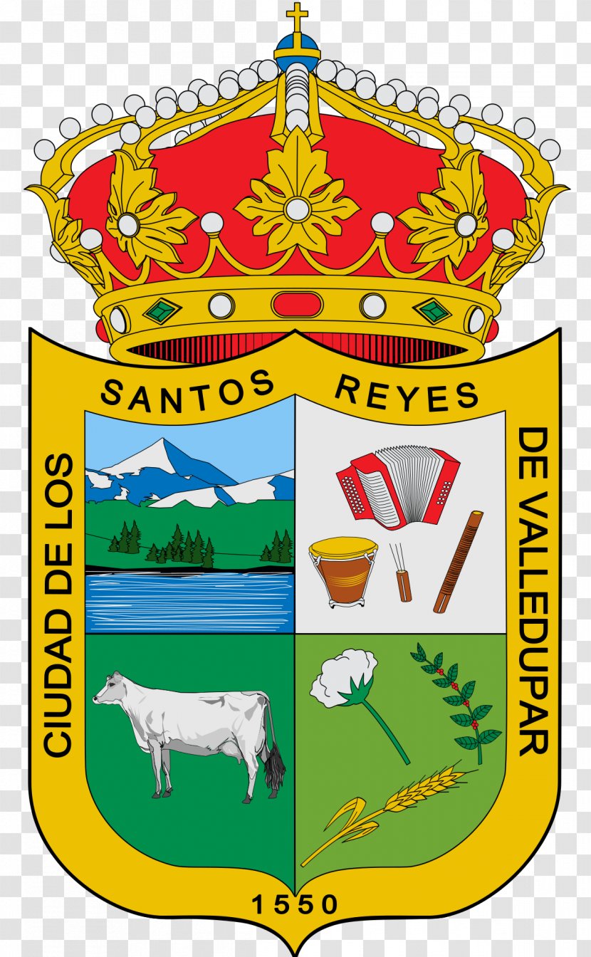 Valledupar Aguachica Escutcheon Coat Of Arms Colombia León - Leon - Tree Transparent PNG