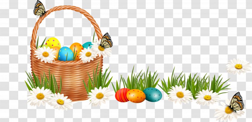 Easter Bunny Egg Basket - Chick Transparent PNG