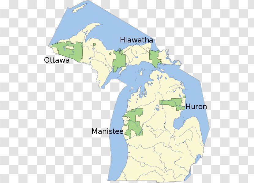 Hiawatha National Forest Ottawa Huron-Manistee Forests United States - Ecoregion Transparent PNG