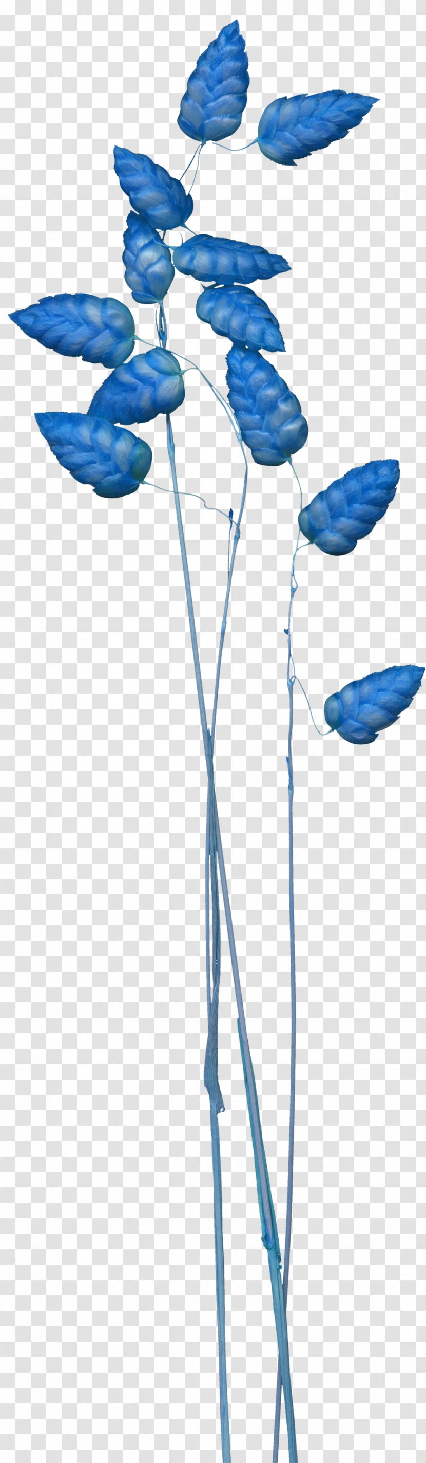 Blue Balloon Clip Art - Branch - Leaves Small Transparent PNG