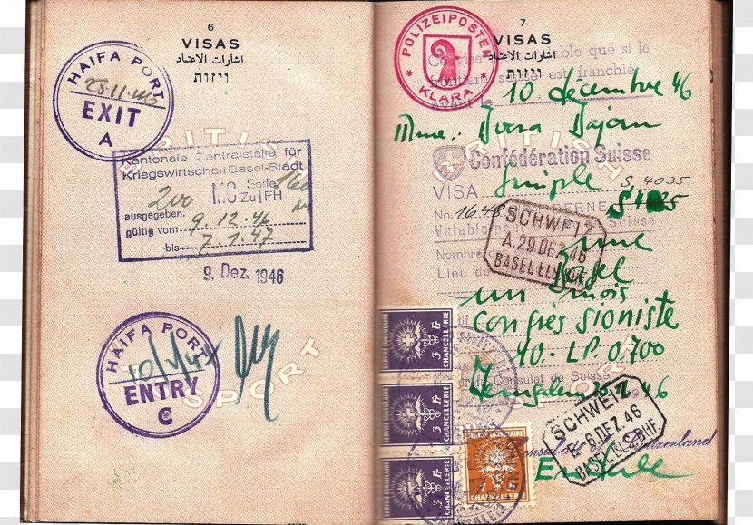 German Passport Paper United Nations Laissez-passer - Watercolor Transparent PNG