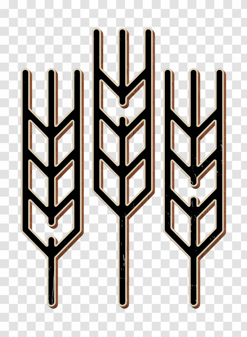 Cereal Icon Wheat Icon In The Farm Icon Transparent PNG