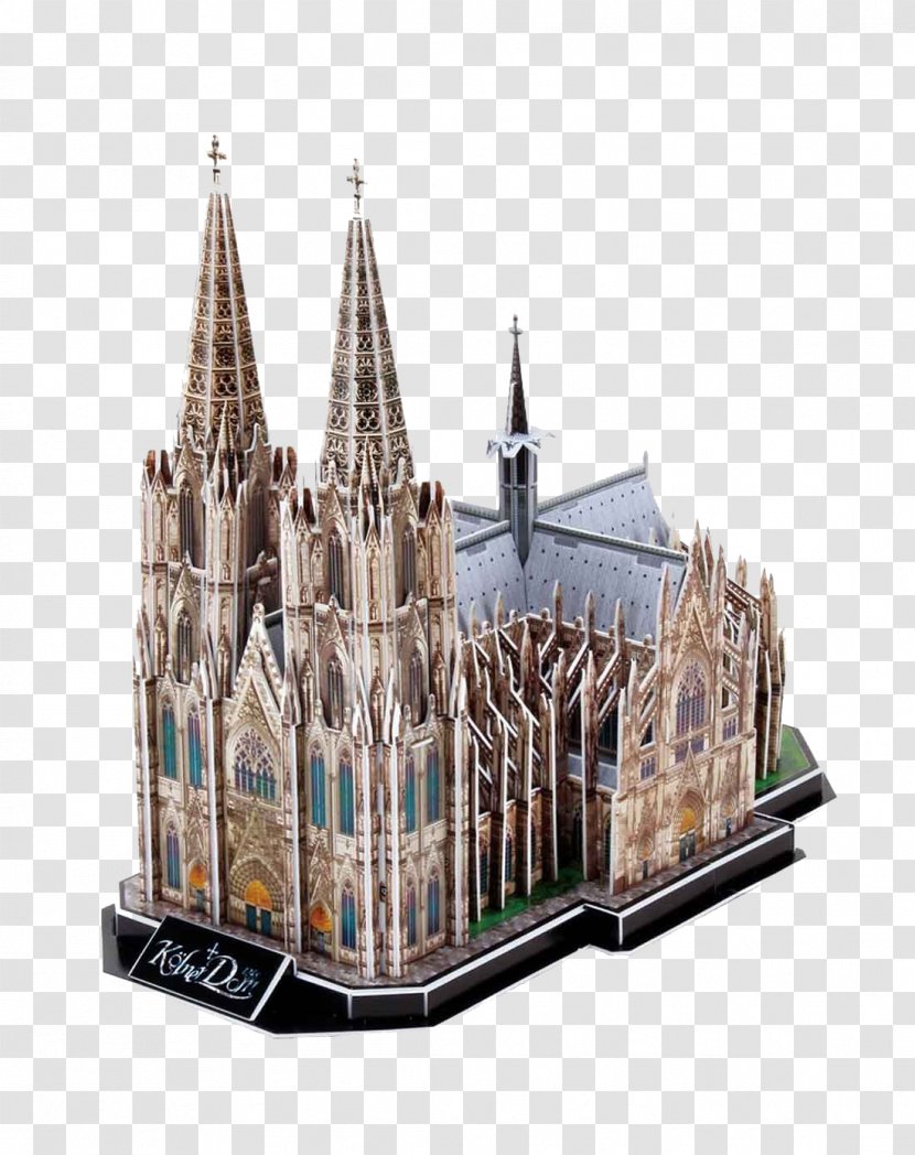 Cologne Cathedral Milan Puzz 3D St. Patrick's Jigsaw Puzzle - Church Transparent PNG