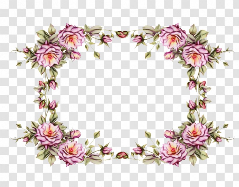 Picture Frames Flower Borders And Clip Art Rose - Fashion Accessory Transparent PNG