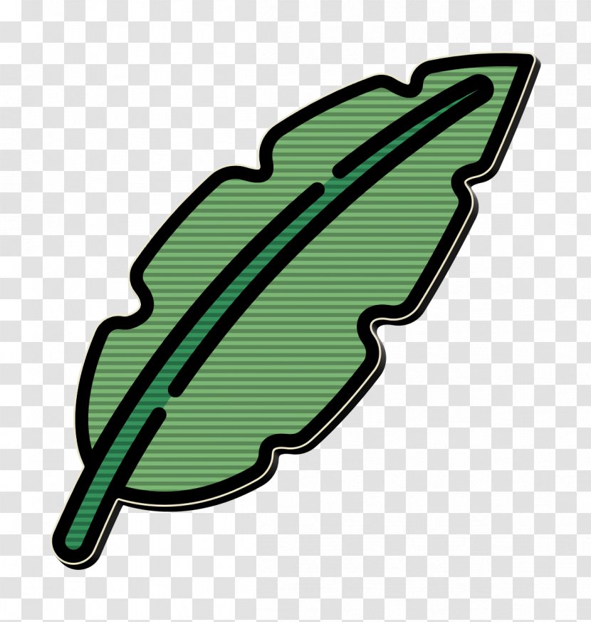 Palm Icon Tropical Leaf - Green Transparent PNG