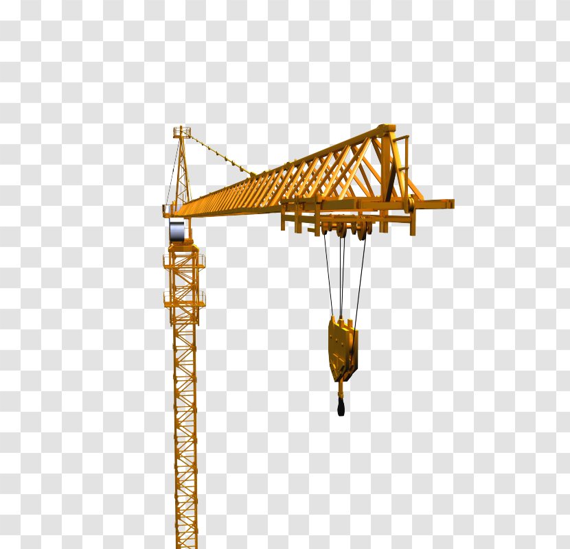 Level Luffing Crane Architectural Engineering Cần Trục Tháp Mobile - Hoist - Building Transparent PNG