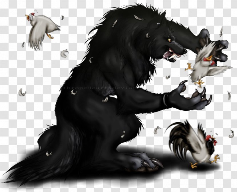 Werewolf DeviantArt Dog Artist - Frame Transparent PNG
