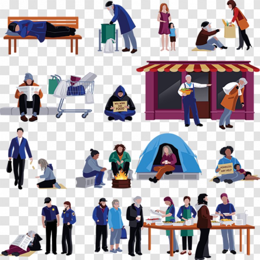 Group Of People Background - Collage - Art Transparent PNG