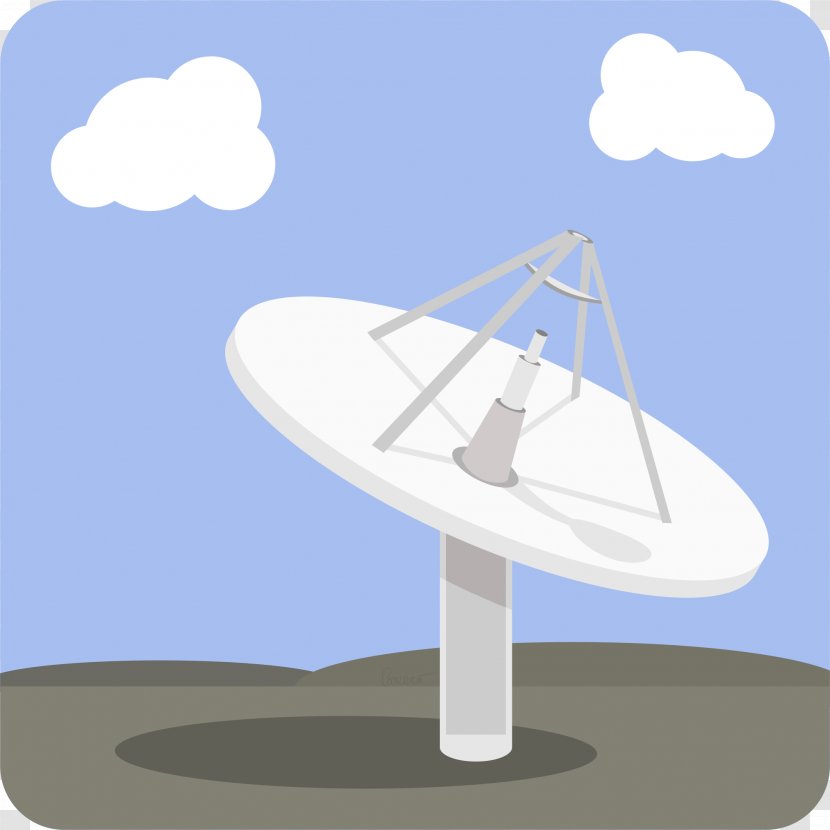 Satellite Dish Ground Station Clip Art - Network - Satelite Transparent PNG