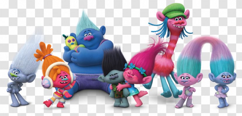 DreamWorks Animation Trolls King Peppy Character - Troll Doll - Dreamworks Poppy Transparent PNG