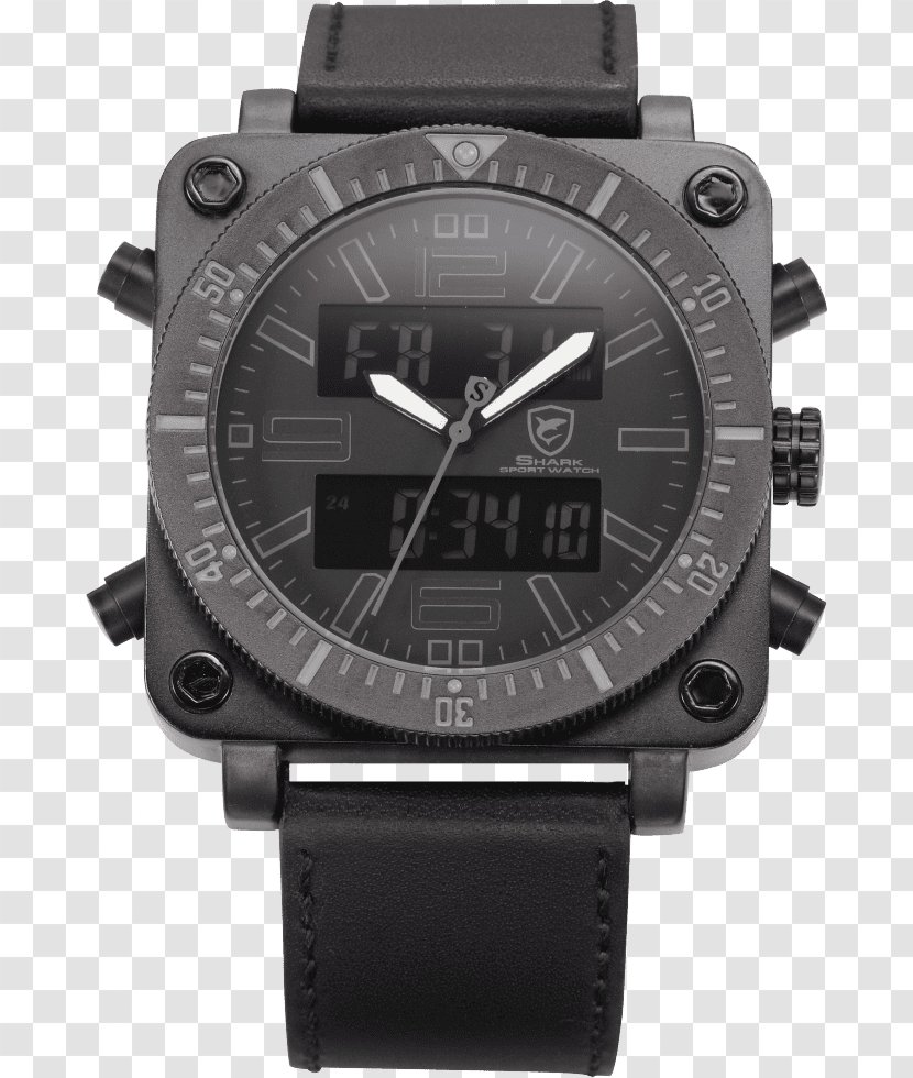 SHARK Sport Watch Quartz Clock Mohan Hardware Strap Transparent PNG