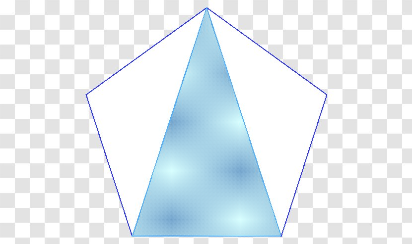 Triangle Point Font - Golden Pentagon Transparent PNG