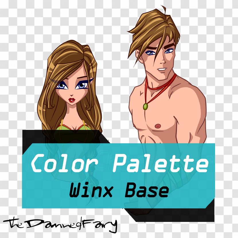 DeviantArt Hair Coloring Winx Club - Cartoon - Color Pallete Transparent PNG