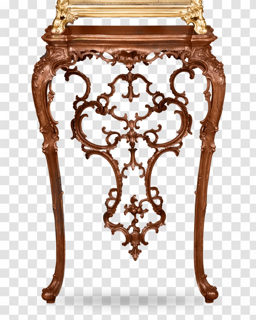 Rococo Table Style Interior Design Services - Marquetry - Antique Furniture Transparent PNG