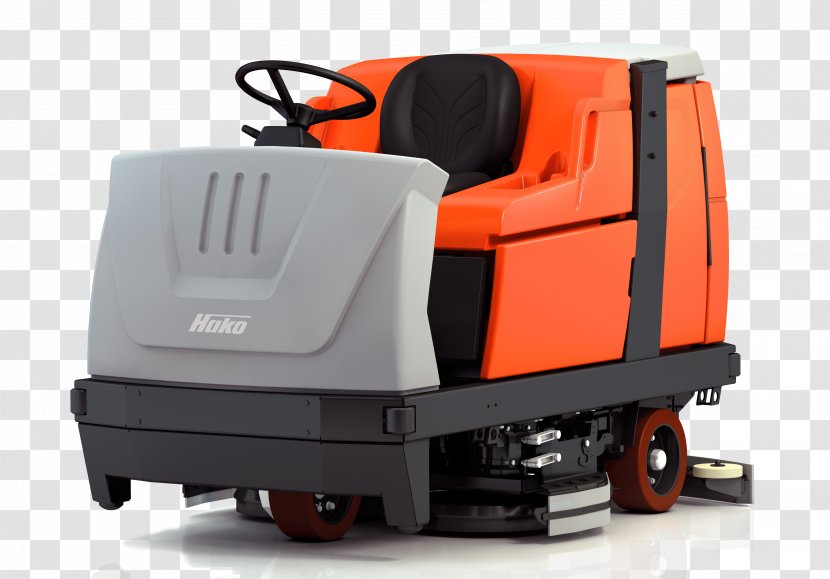 Floor Scrubber Hako GmbH Cleaning Street Sweeper - Motor Vehicle Transparent PNG