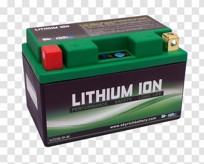 Electric Battery Lithium-ion Lithium Iron Phosphate - Motorcycle Transparent PNG