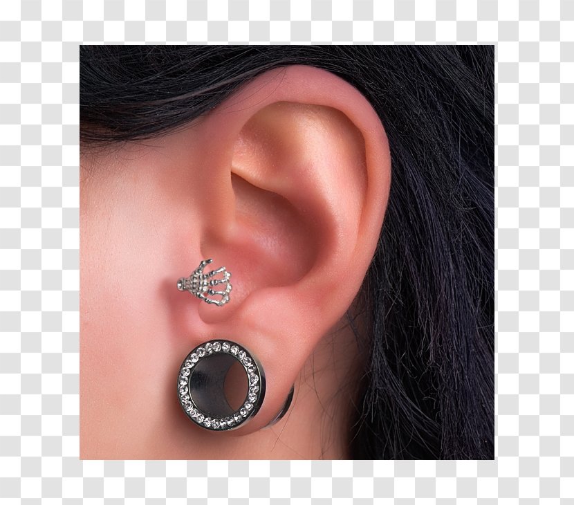 Earring Stretching Plug Body Jewellery Tragus Piercing - Ear Transparent PNG