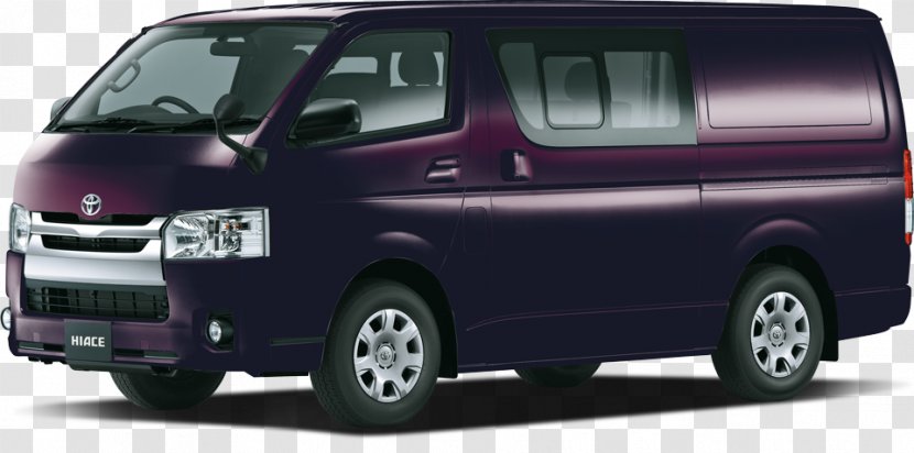 Toyota HiAce Compact Car Minivan Dubai - Brand Transparent PNG