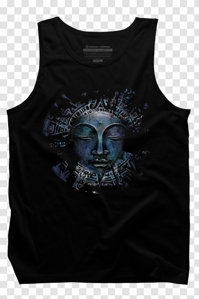 T-shirt Sleeveless Shirt Gilets Neck - Lord Buddha Transparent PNG