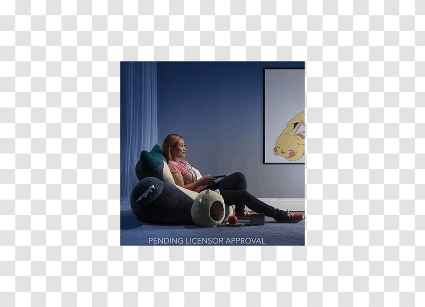 Pokémon GO Bean Bag Chairs Snorlax - Chair - Pokemon Go Transparent PNG