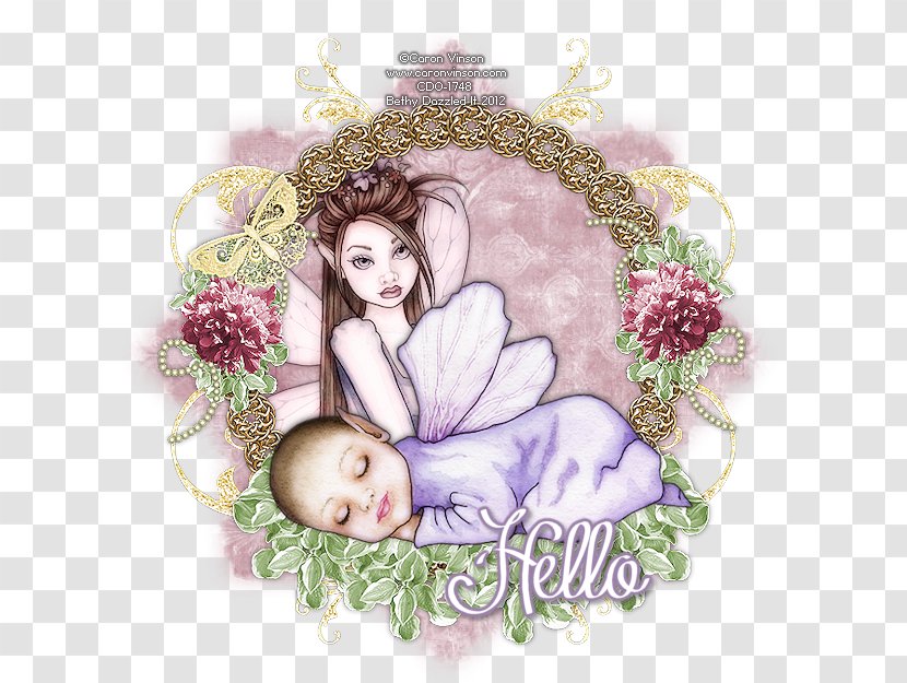Floral Design Fairy Rose Family Picture Frames Lilac - Purple Transparent PNG