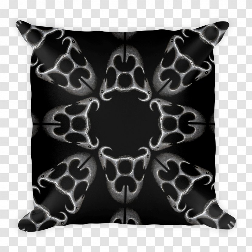 Throw Pillows Cushion Mandala Pattern - Monochrome Photography - Pillow Transparent PNG