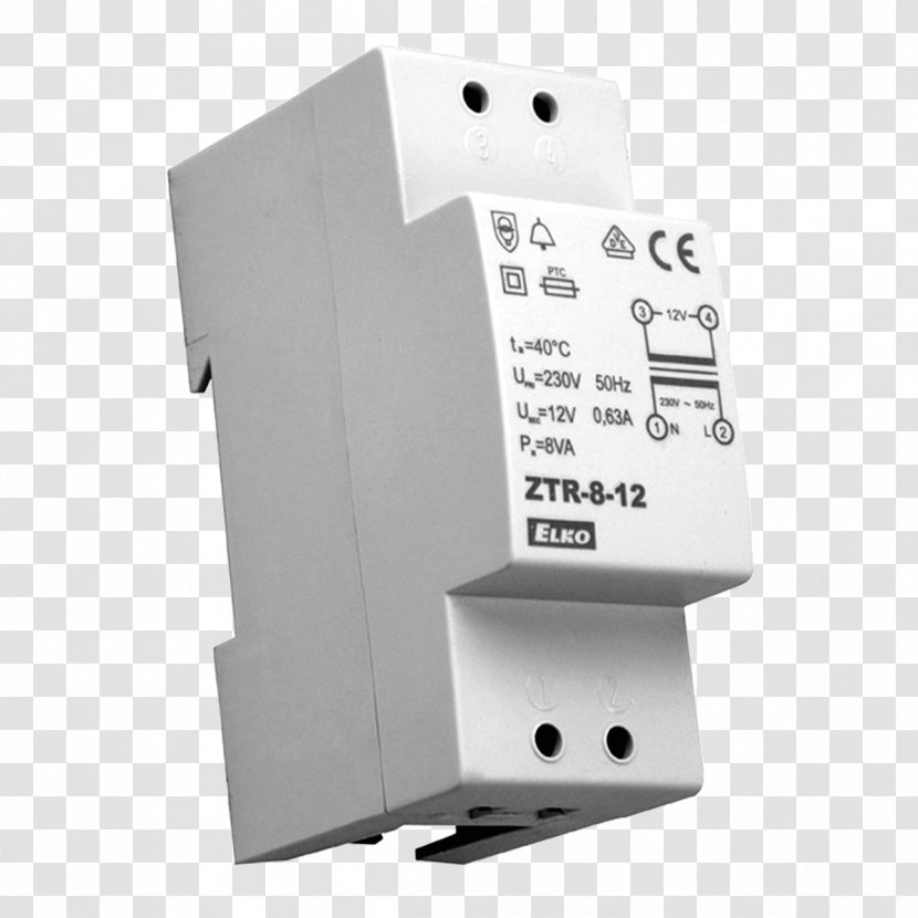 Power Supply Unit Transformer Converters Electric Potential Difference DIN Rail - Bell - Kalendar 2018 Slovakia Transparent PNG