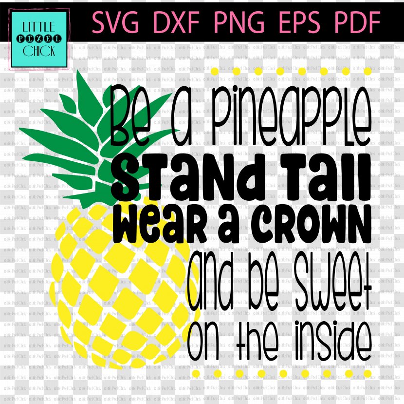Pineapple Cricut Fruit Heat Transfer Vinyl - Pdf Transparent PNG