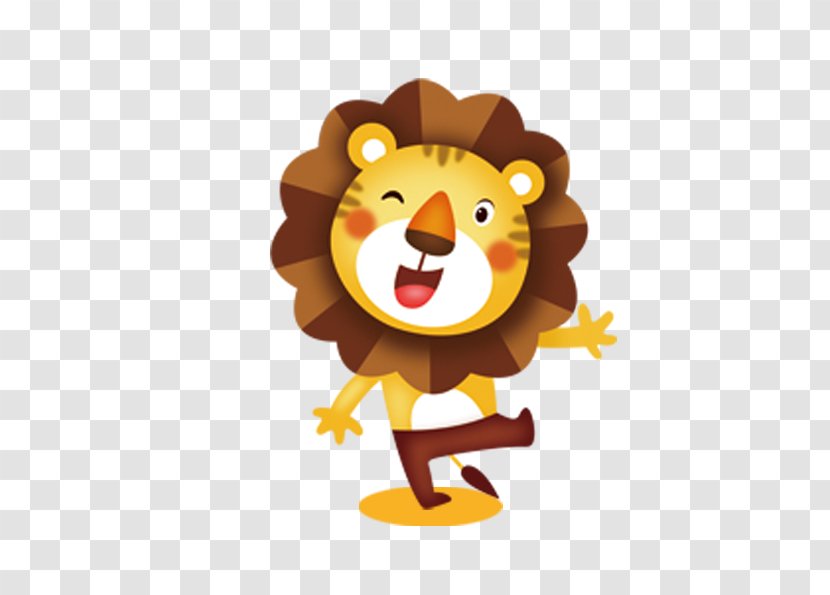 Lion Cartoon Download - Mammal - Little Dancing Transparent PNG