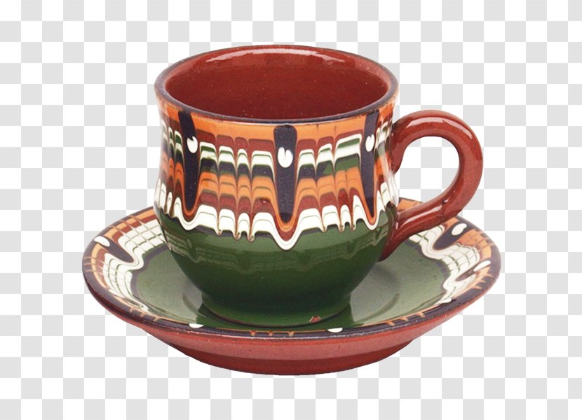 Coffee Cup Saucer Espresso Mug - Porcelain - Ceramic Casserole Dishes Transparent PNG