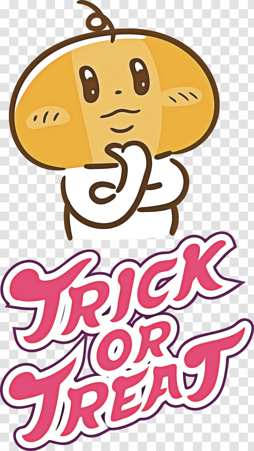 TRICK OR TREAT Happy Halloween Transparent PNG