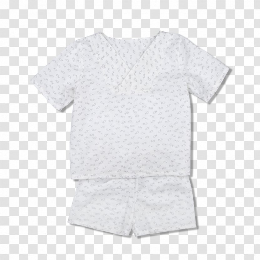 Sleeve T-shirt Baby & Toddler One-Pieces Crop Top - Joint - White Fish Transparent PNG