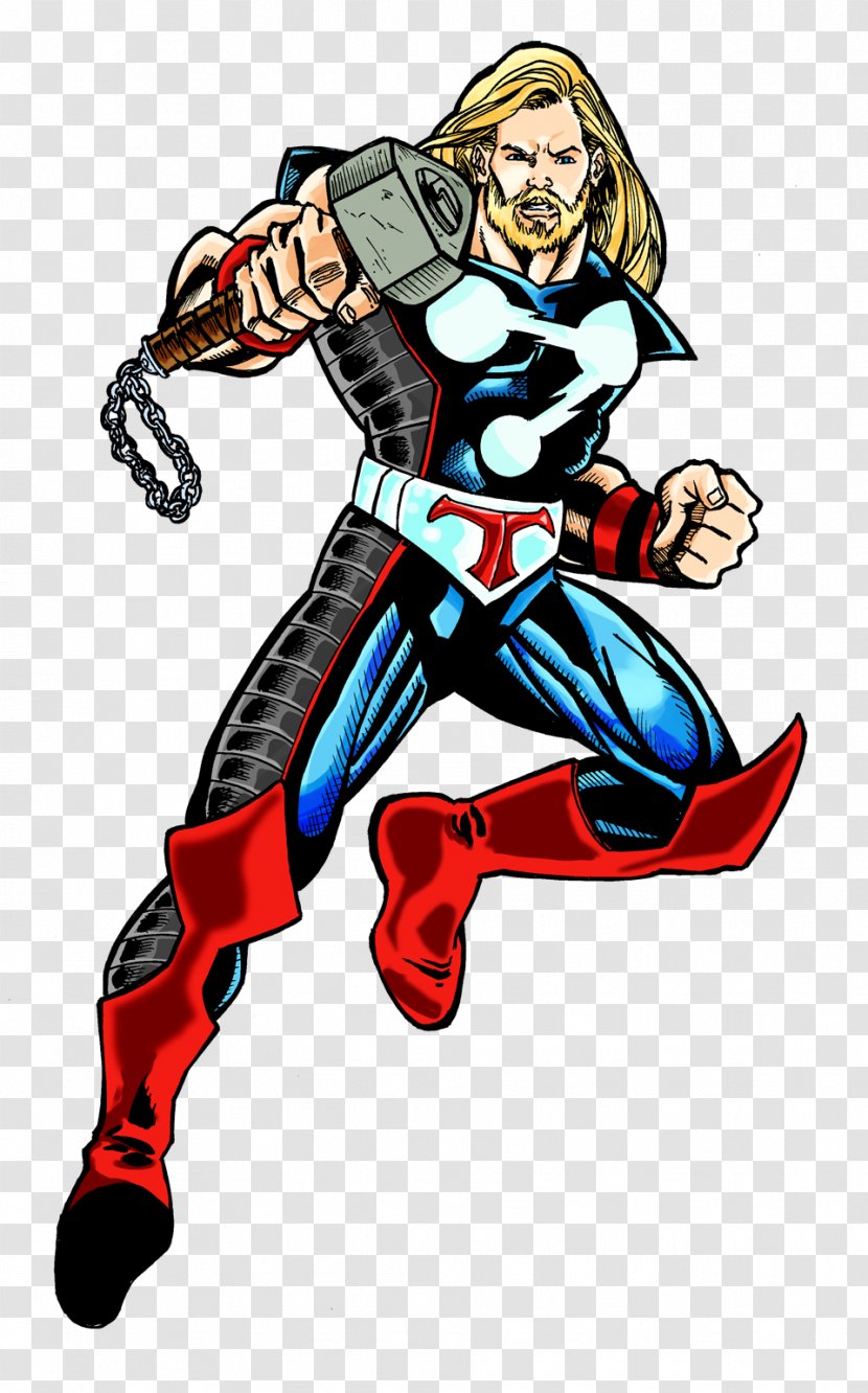 Thor Captain America Superhero Thunderstrike Marvel Comics - Various Transparent PNG