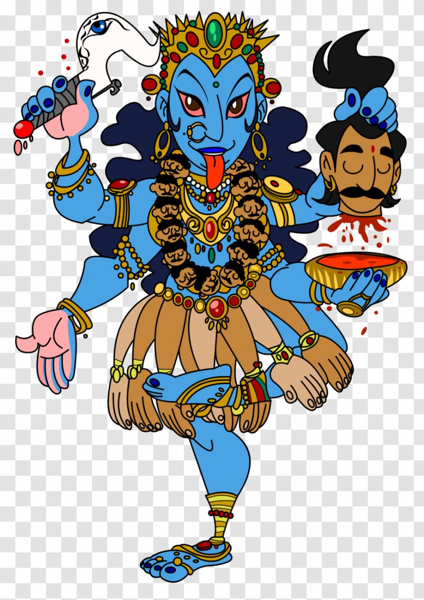 Kali Goddess Hinduism Hera - God Transparent PNG