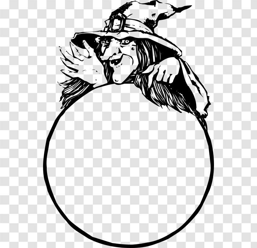 Crystal Ball Witchcraft Drawing Clip Art - Witch Transparent PNG