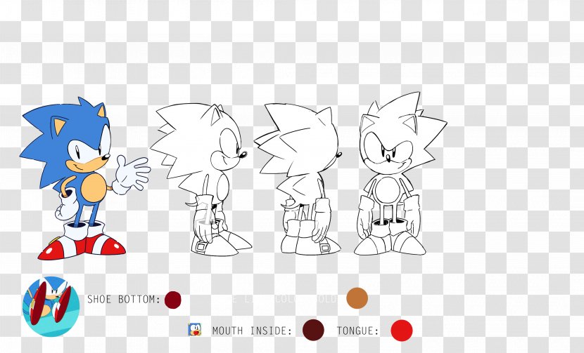 Sonic Mania Tails Chaos Concept Art - Metrics Reference Model Transparent PNG