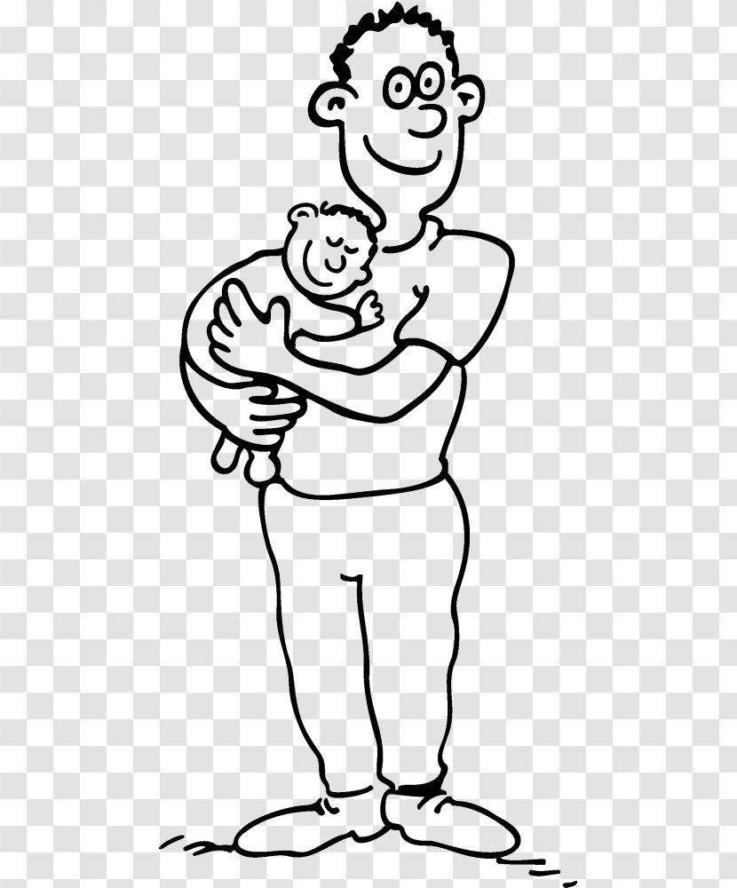 Father Child Drawing - Silhouette Transparent PNG