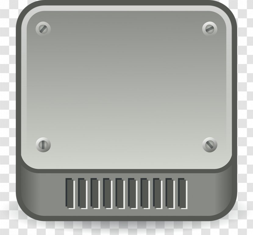 Clip Art - Technology - Hard Disk Transparent PNG