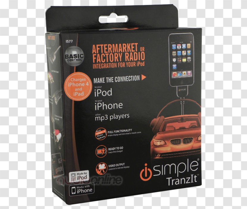 Audio IPod Touch Car IPhone Electronics Transparent PNG