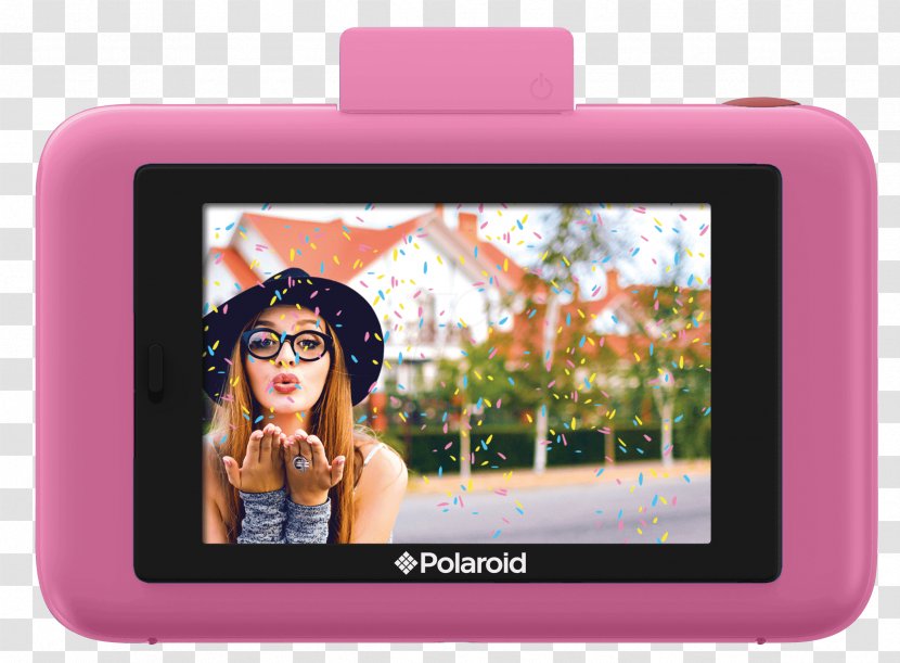 Polaroid Snap Touch 13.0 MP Compact Digital Camera - 1080pBlush Pink 10.0 Instant CameraPink ZinkCamera Transparent PNG
