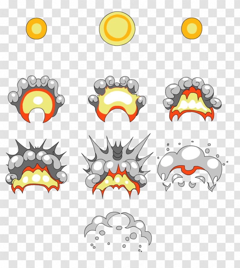 Animation Sprite Explosion Cartoon Drawing - Colour Transparent PNG