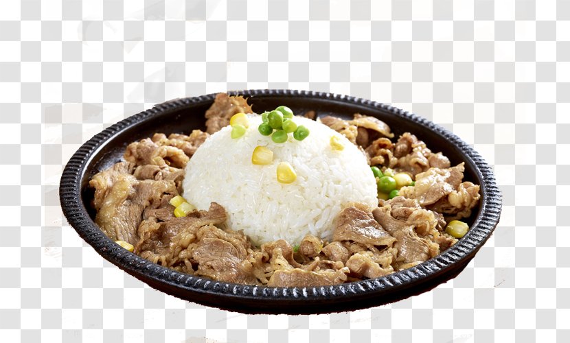 Fried Rice Pepper Steak Beef Black - Asian Food - Dry Pot Transparent PNG