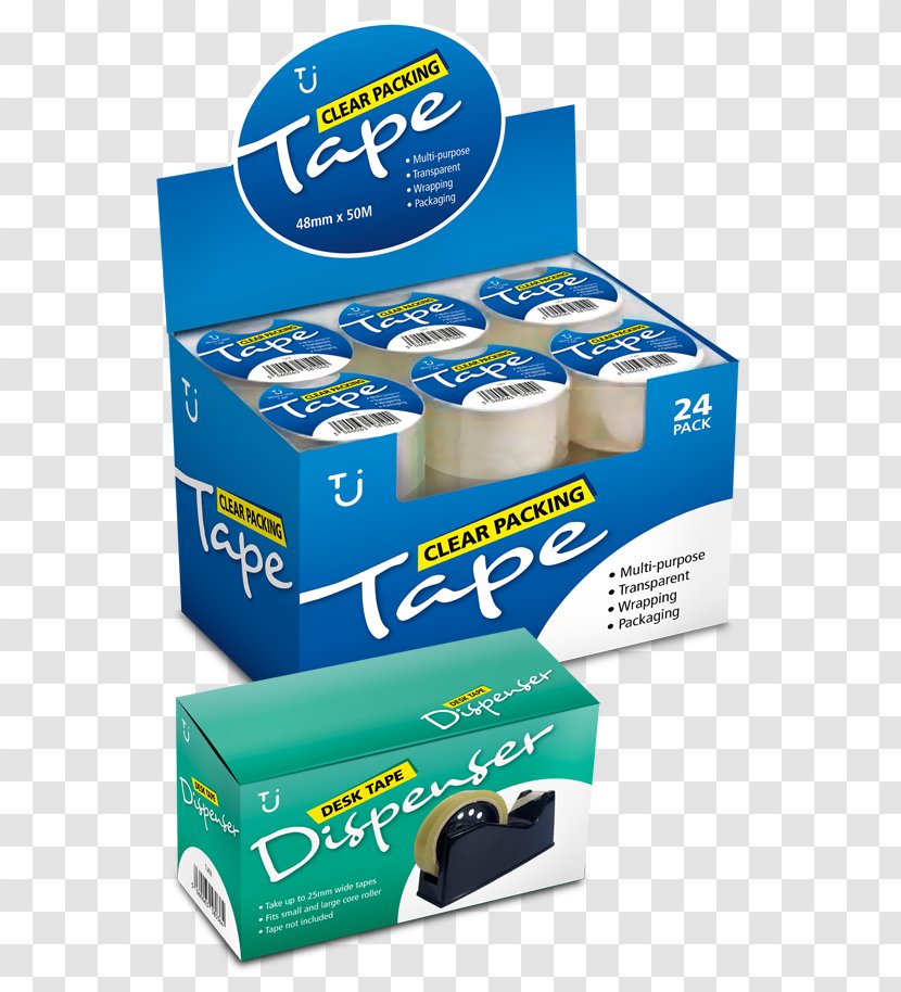 Adhesive Tape Brand Graphic Design Box - Cardboard Transparent PNG