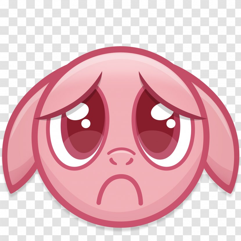 Emoji Facial Expression YouTube - Fictional Character - Sad Transparent PNG