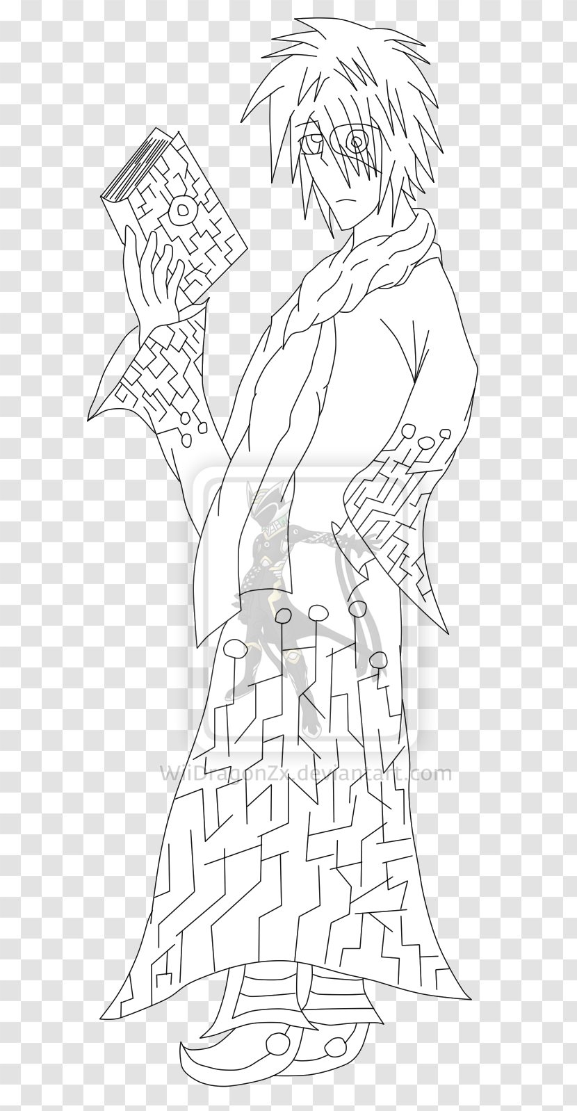 Line Art Drawing Clothing White - Apostle Transparent PNG