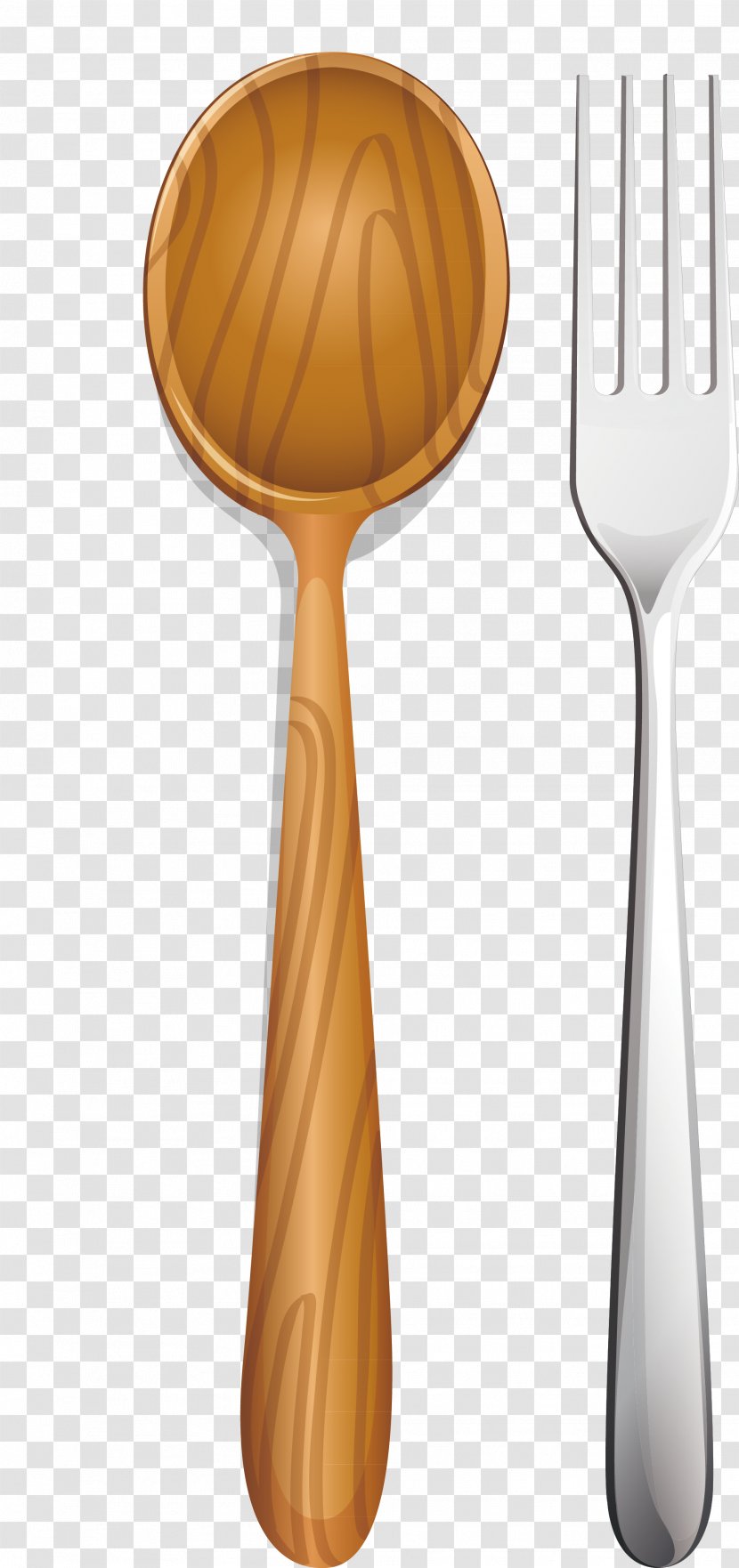 Wooden Spoon Fork Ladle Clip Art - Bowl - The Is Beautifully Decorated And Patterned Transparent PNG