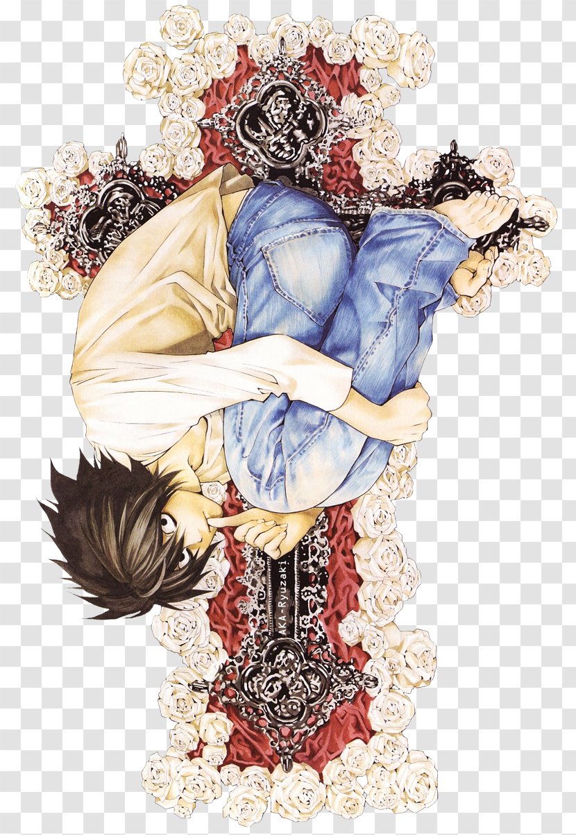 Death Note Black Edition, Vol. 1 Note, 7: Zero 7 (All-in-One Edition) 6 - Silhouette - Lawliet And Near Transparent PNG