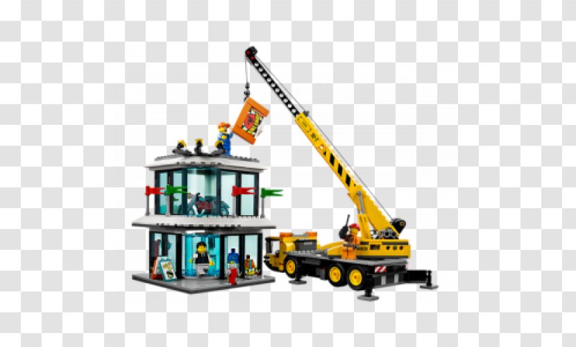 LEGO 60026 City Town Square Monster Truck Transporter Lego Minifigure Toy - Creator Transparent PNG