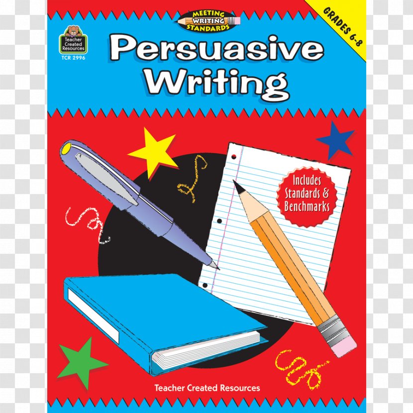 Persuasive Writing: Grades 6-8 Five-paragraph Essay Narrative - Grading In Education - Writing Books Transparent PNG