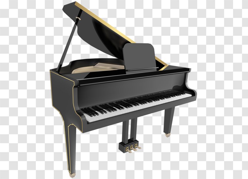 Piano Musical Keyboard Clip Art - Cartoon Transparent PNG